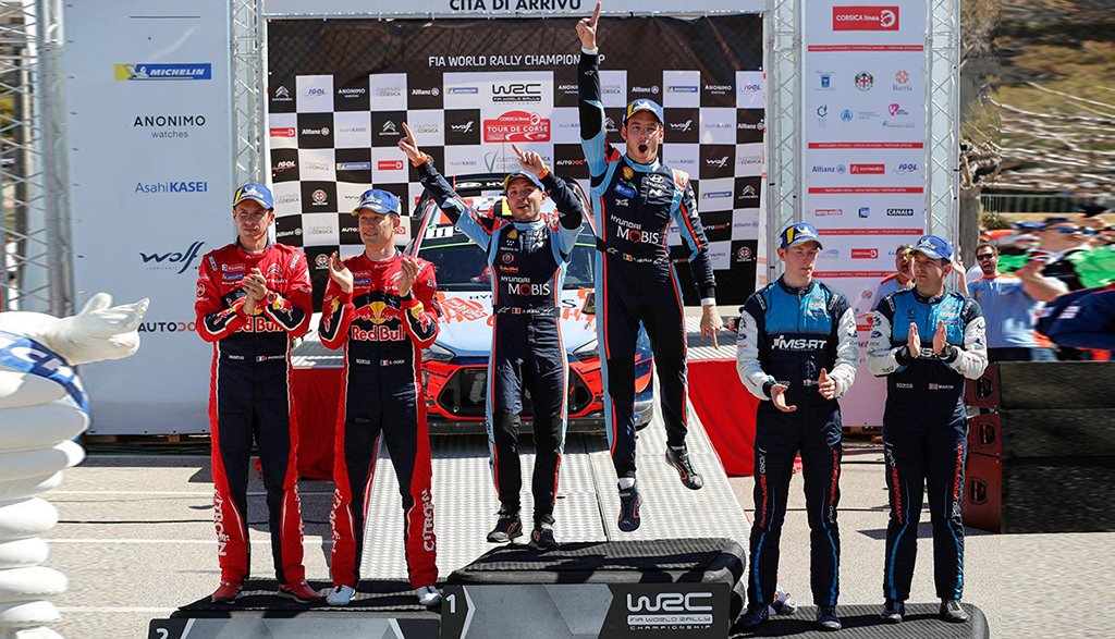 Δ.Τ.: Νίκη για τη Hyundai στο Ράλι Κορσικής του WRC 2019 Δ.Τ.: Νίκη για τη Hyundai στο Ράλι Κορσικής του WRC 2019