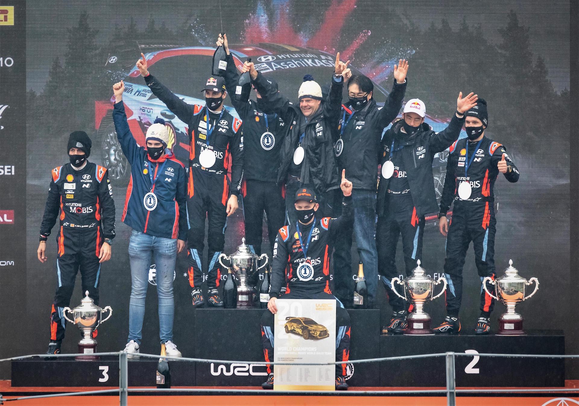 Η Hyundai Motorsport Παγκόσμια Πρωταθλήτρια Κατασκευαστών WRC για δεύτερη συνεχόμενη χρονιά