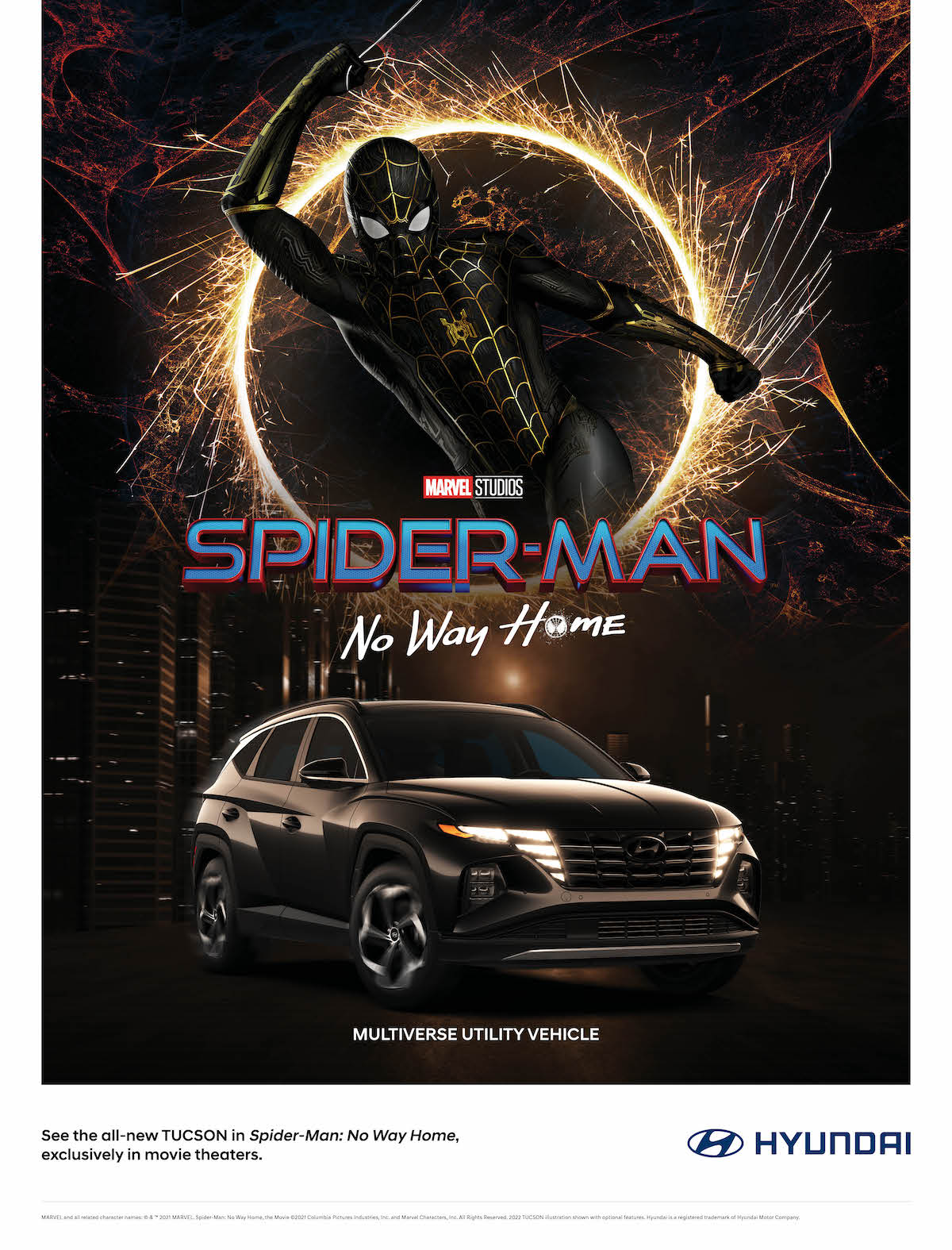 Τα Hyundai TUCSON και IONIQ 5 κατακτούν τη μεγάλη οθόνη στην ταινία «Spider-Man™: No Way Home»