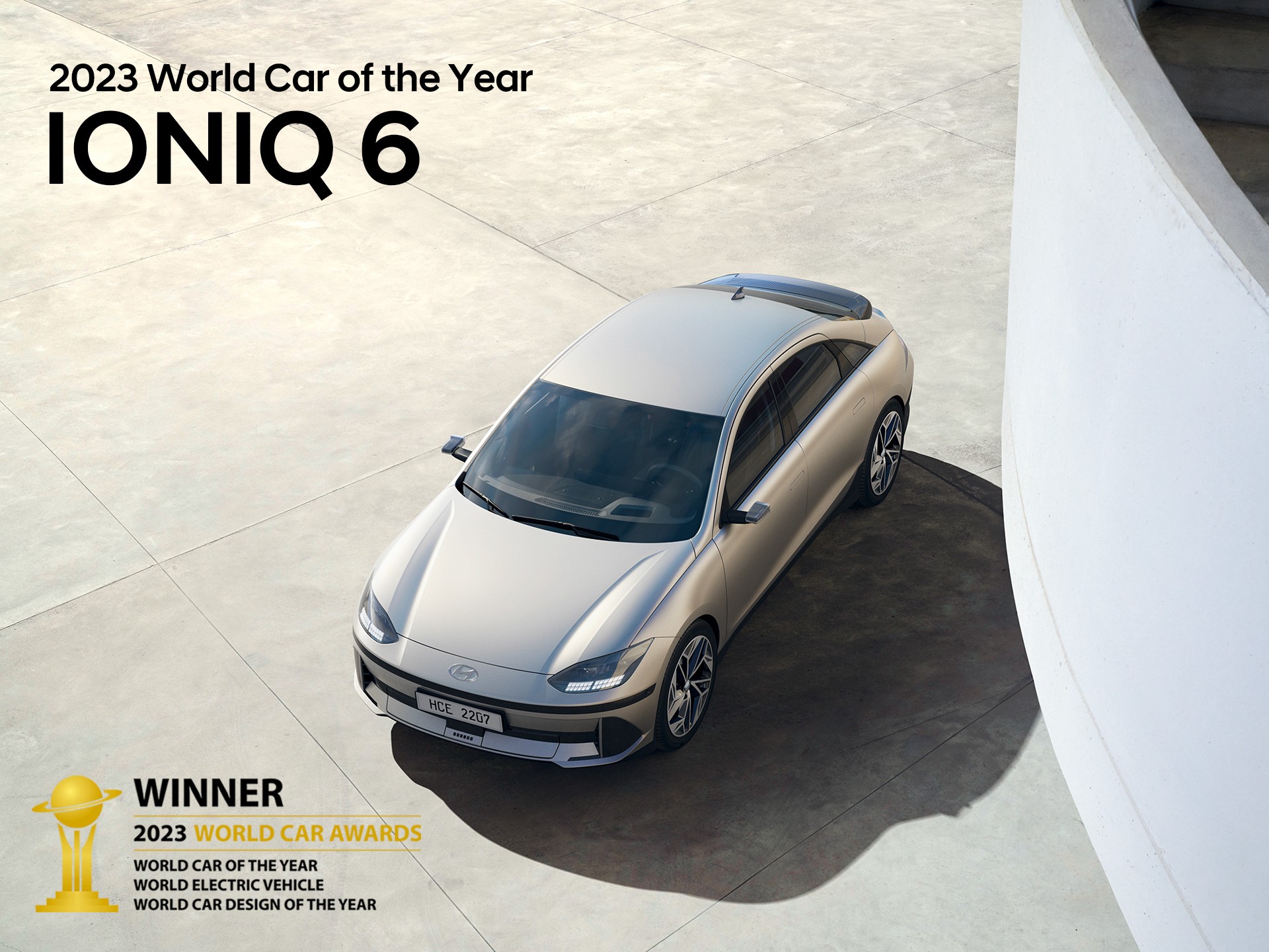 Το Hyundai IONIQ 6 ανακηρύχθηκε World Car of the Year, World Electric Vehicle και World Car Design of the Year