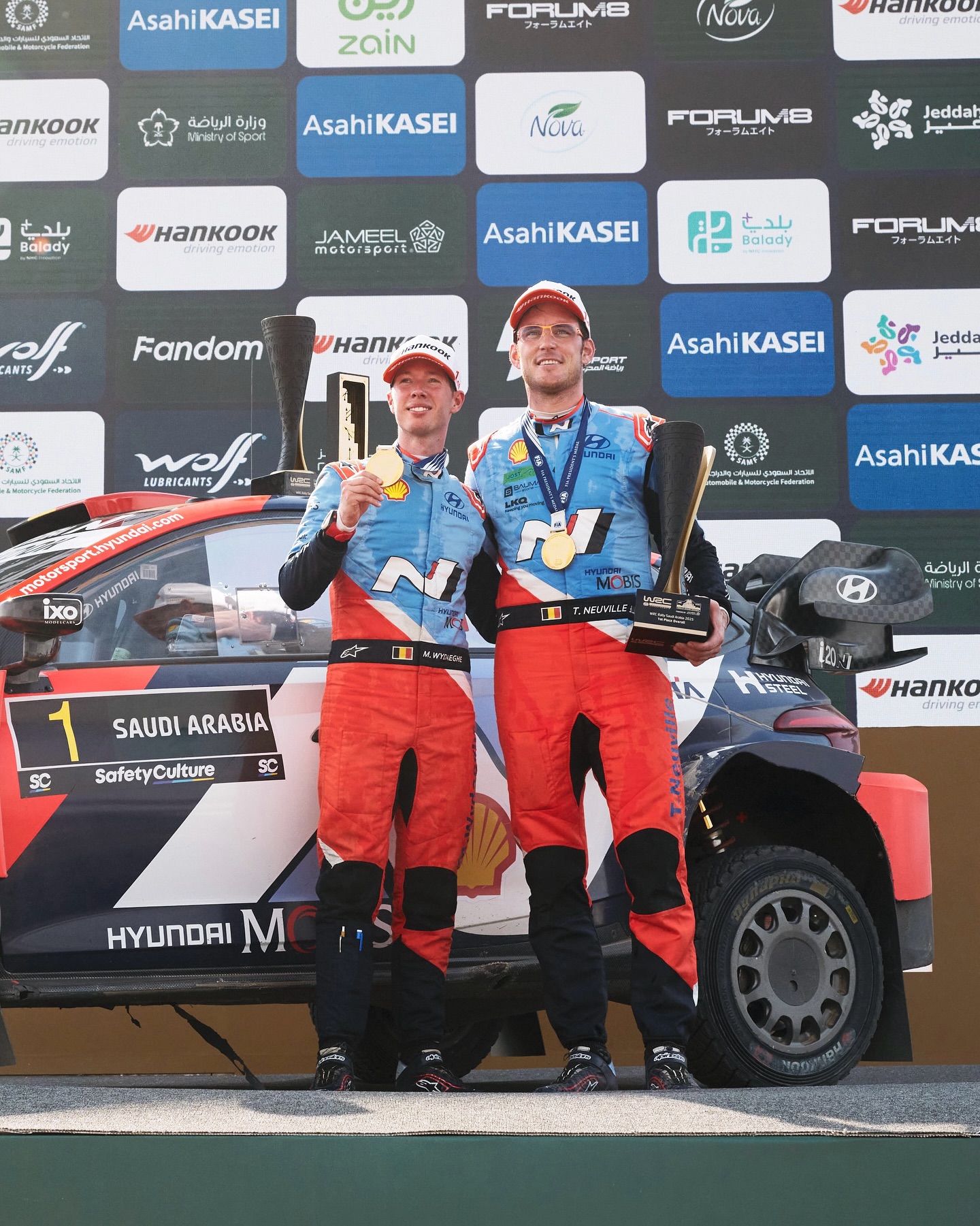 Διπλό Βάθρο για την Hyundai στο Ράλι Σαουδικής Αραβίας