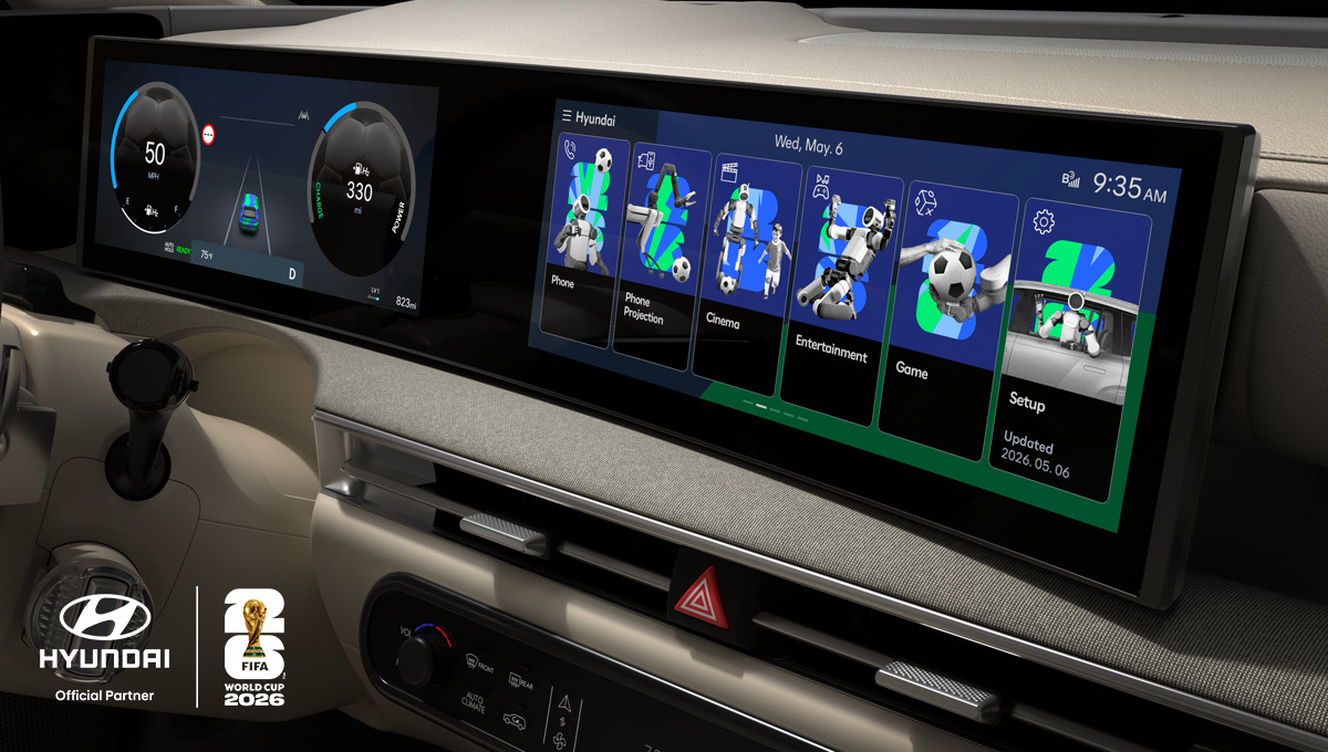 Η Hyundai Motor φέρνει το πνεύμα του FIFA World Cup 2026™ στις ψηφιακές οθόνες των οχημάτων της